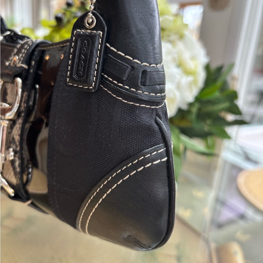 Vintage Coach Hampton Python minibag - image 5